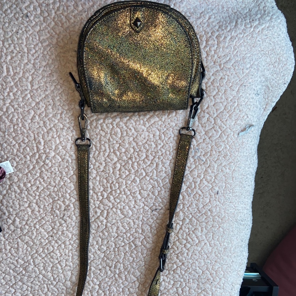 Gold sparkle Rebecca Minkoff